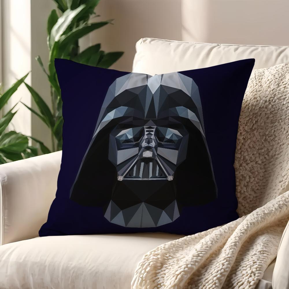 DDarth VVader SStar WWars Classic cushion cover For Pillow Printing Sofa Decoration Home Car Room Office Nordic Simplicity