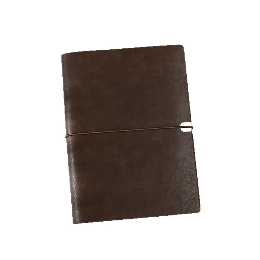 Блокнот A5 в мягкой обложке с текстурой личи на спирали - Отрывной кожаный деловой блокнот для встреч