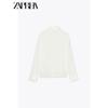 Zaprha 2025 New Arrival Bow Tie Drape Loose Long Sleeves Lapel Casual Shirt Women Easiest for Match Slim Looking 2298057