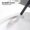 Useful Flexible Hair Non-Slip Toilet Cleaning Brush 360-Degree Deep Bathroom Accessories
