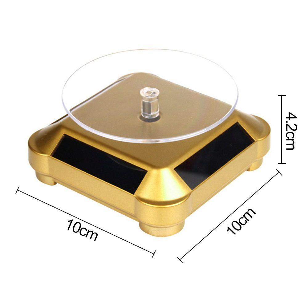 Поворотный стол, автоматическая вращающаяся солнечная подставка для ювелирных изделий, подставка для дисплея, подставка для дисплея, держатель для часов