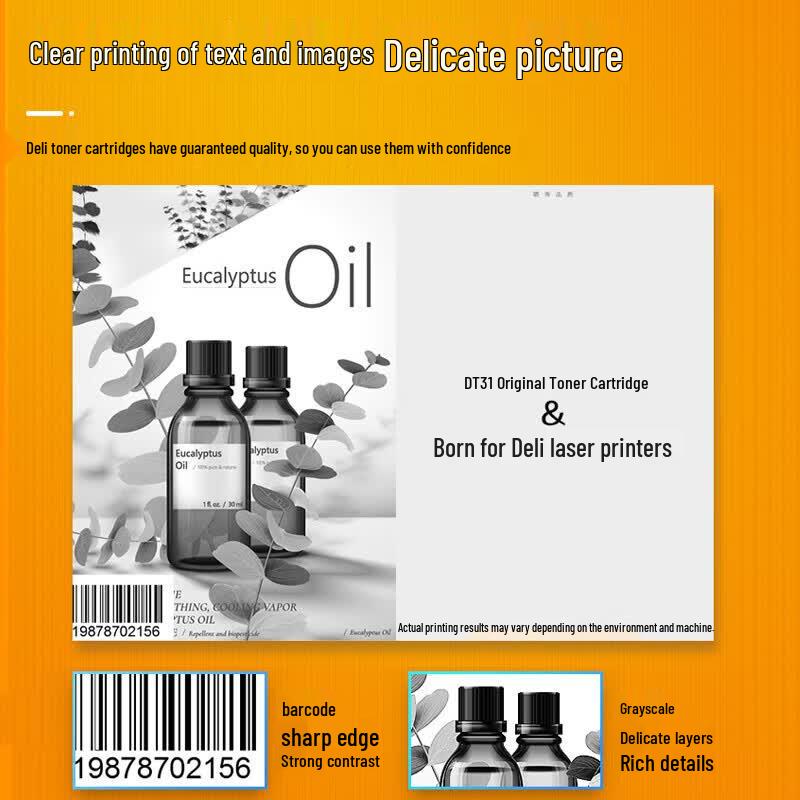 Deli DT31 Original Black Integrated Toner Cartridge