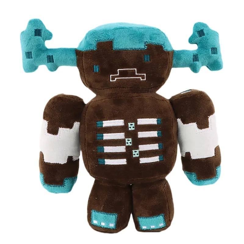 Cuddly Brown cow Plush Toy Warden Doll Crystal Super Soft Anime Plushie Blue Monster Toys For Children Kids Christmas Gifts