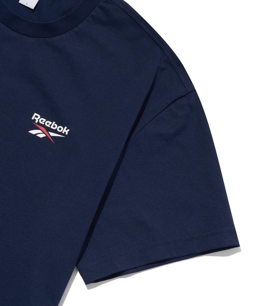 Reebok Базовая футболка Fresh - Темно-синяя