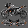PowerZone Custom Graphics Backgrounds Decals for Stickers Kit For KTM ADV 390 2020 2021 2022 ADVENTURE SUPERMOTO 390 ADV