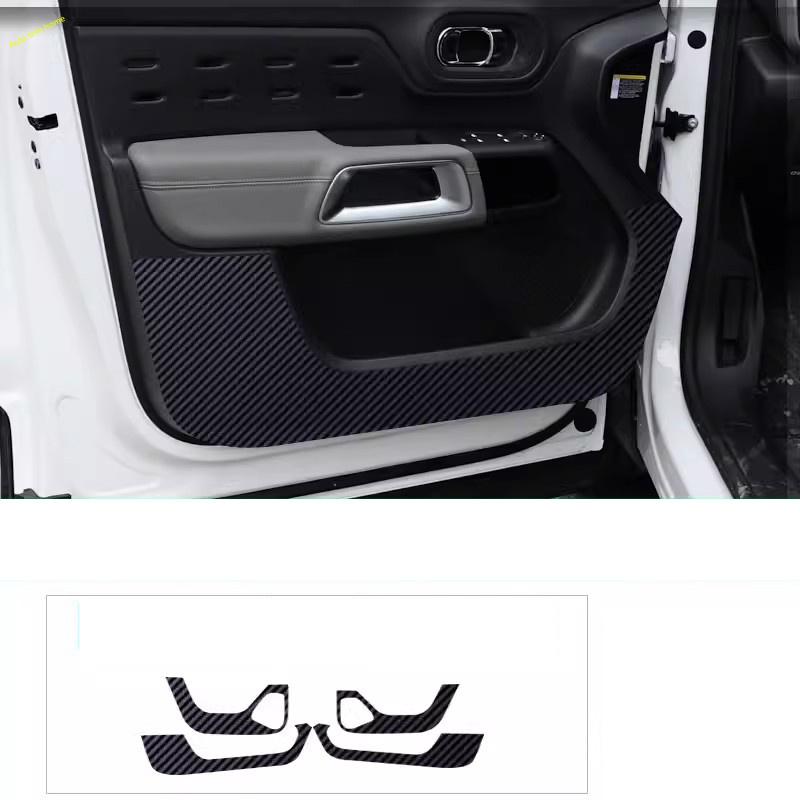Door Anti kick Pad Sticker Door Protection Side Edge Cover Trim Mats Fit For Citroen C5 Aircross 2018 - 2024 Car Accessories