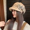 A Plush Fisherman Hat for Women A Versatile and Artistic Autumn and Winter Basin Hat  A Warm  Ear Protecting and Face-enhancing Small Octagonal Hat