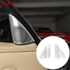Stainless Steel Car Styling Door Stereo Speaker Tweeter Covers Stickers Trim For BMW 3 Series E90 2005-2012 Auto