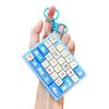 Cartoon Fingertip Button Keyring Mini Stress Relief Fidget Toy Sensory Clicker Toys  Backpack Decor