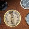 Барометр-анероид 70 мм металлический каркас манометр для дома и лодок