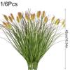 1/6 Bundles Simulation Ground Plants Outdoor Plastic Wedding Fake Dog Tail Flower Window Frame Decor 2 Sizes