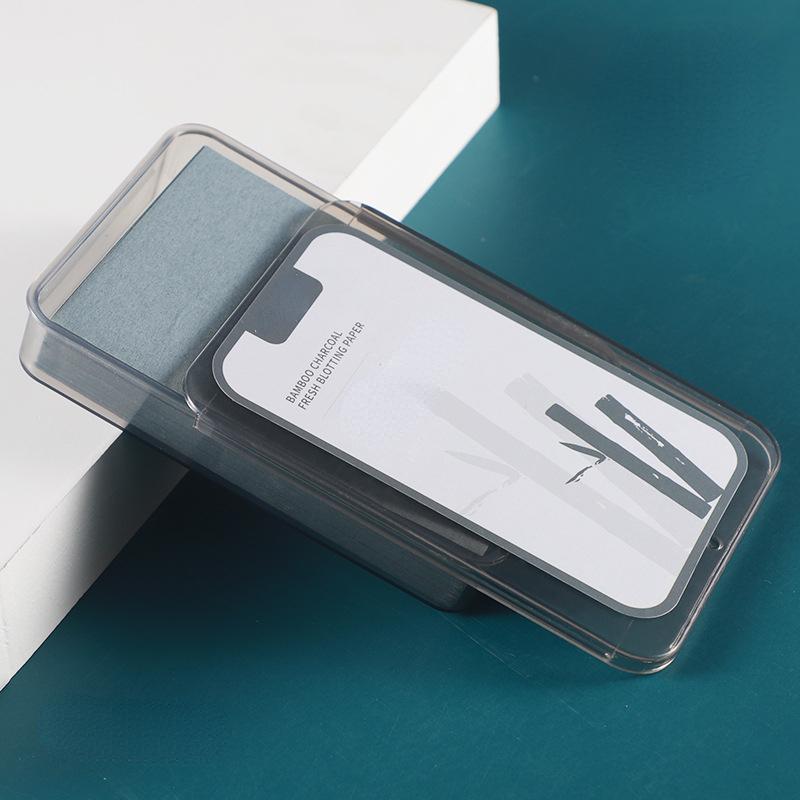 Oil Blotting Paper Face Lady 300 Green Tea Oil Control Portable Fragrance Facial Oil Remover Paper Touch Up Tool