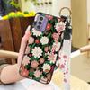 Lanyard Protective Phone Case For Nokia G42 5G Wristband Ring Kickstand Anti-dust Oil Painting Back Cover Wrist Strap