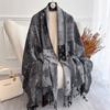 Elegant Women Paisley Scarf Cashmere Feeling Jaquard Pashmina Shawls Winter Tassel Wraps Femme Foulard Bufanda Poncho Stoles