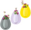Silicone Flower Vase Self Adhesion Hydroponics Planter Vase Sticker Wall for Glass, Wall, Window, Party,Wedding,Festival,Home,Kitchen, Fridge Door