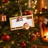 Christmas Tree Hanging Decoration Wooden Money Holders for Cash, Holiday Cash Gift 2026 Commemorative Souvenir Holder Ornaments Xmas Tree, Home Party