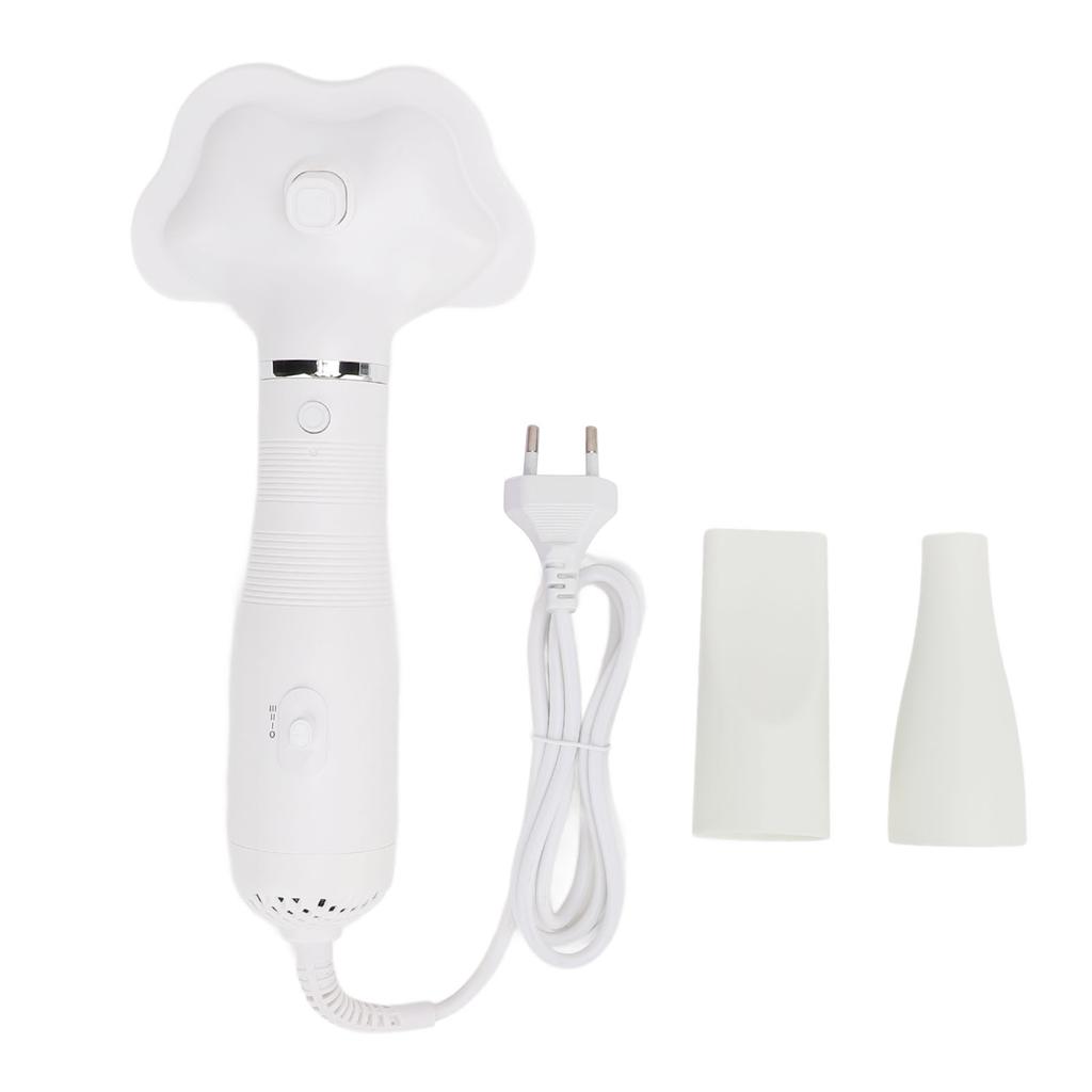 Pet Hair Dryer Brush Detachable Steel Needle Comb Low Noise Hot Air Blower for Dog Grooming and