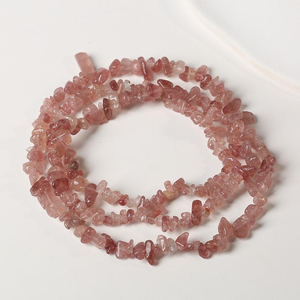 Ожерелье из натурального аметиста, 80 см - Полированные, Неправильные полоски для изготовления украшений и браслетов своими руками