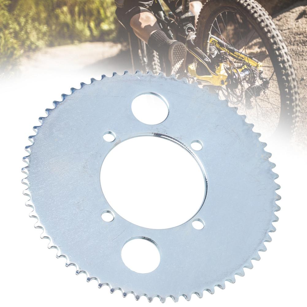 Звездочка для электросамоката 65 зубьев Цепь 4 отверстия Шатунная шестерня Пластина для цепи 25H