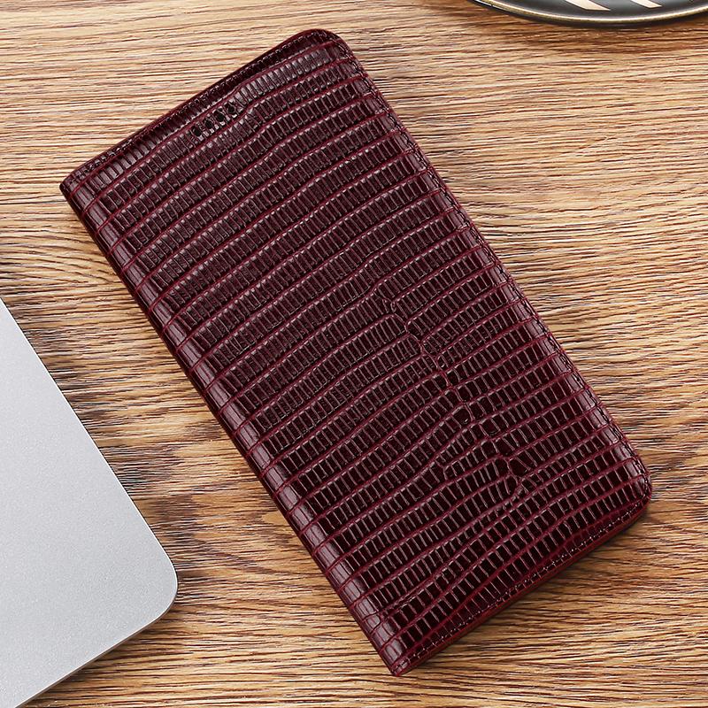 Чехол-книжка из натуральной кожи с узором под ящерицу для Tecno Spark 8 8C 9 10 10C 20 30 30C 40 40C Pro Plus 4G 5G, защитный от царапин