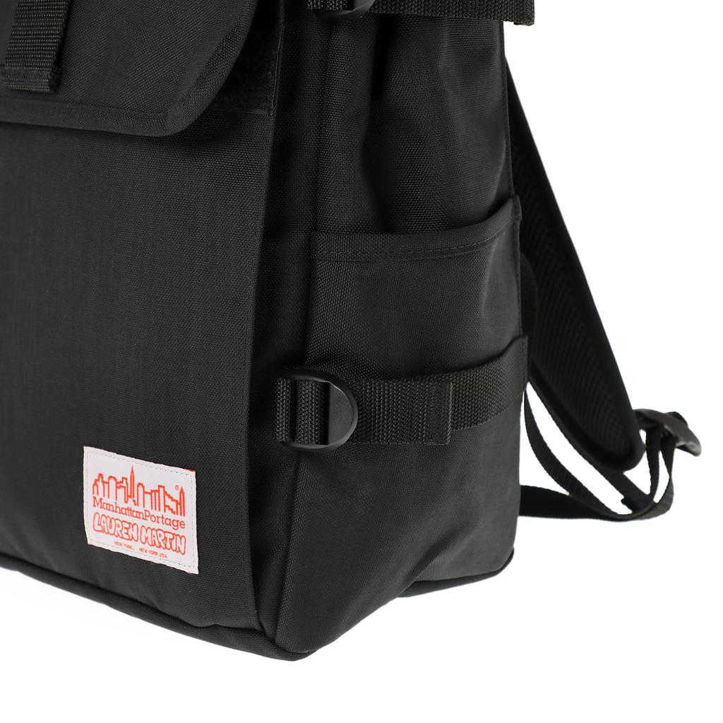 Оригинальный продукт Рюкзак MP1236LVLLAUREN Рюкзак Silvercup Виниловая подкладка Lauren Martin Черный M [Manhattan Portage] [Официальный]
