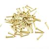 100 pcs Round Head Brass Nails Pure Brass Decorative Pins Small Brass Nails  Models Crafts