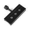 Black QR 120 Clamp Adapter For Quick Release Plate 1 4  3 8  for Arca SWISS RSS Tripod