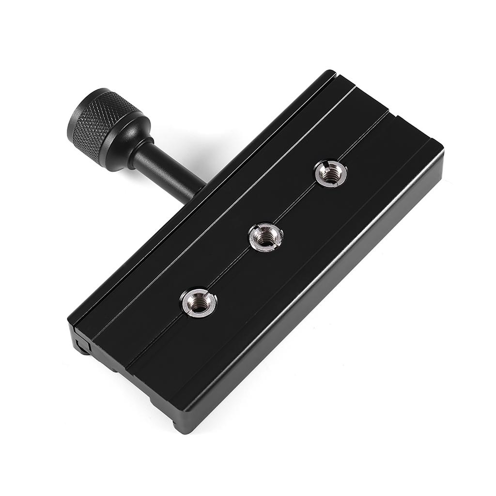 Black QR 120 Clamp Adapter For Quick Release Plate 1 4 3 8 for Arca SWISS RSS Tripod