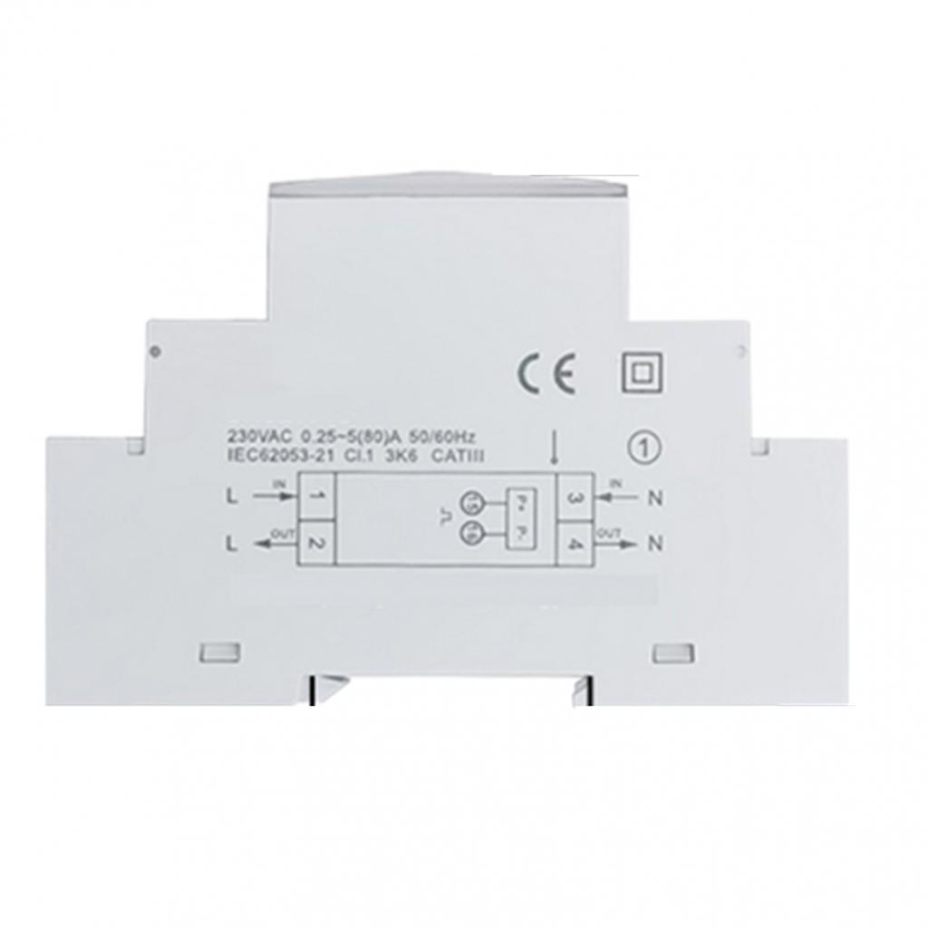 Tuya ZIGBEE двунаправленный счетчик энергии, однофазный, 80 А кВтч