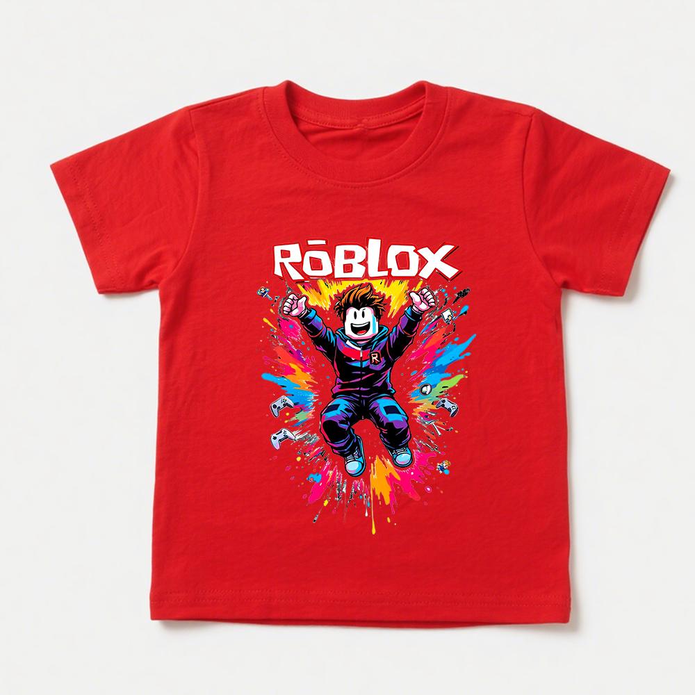 Fashion Cartoon Game Graphic Kids T Shirt Boys Girls Short Sleeve T-shirt Children Casual Summer Tees Top