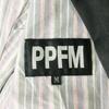 PPFM Куртка-блузон из хлопка с двойным воротником-стойкой, верхняя одежда для мужчин, M, черный(ИСПОЛЬЗОВАЛ)