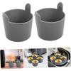 4 шт. силиконовые формы для яиц, формы для фритюрницы, силиконовые кольца для яиц с антипригарным покрытием для фритюрницы, аксессуары для яйцеварки