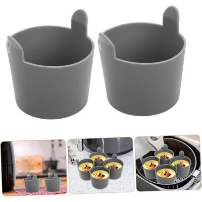 4 шт. силиконовые формы для яиц, формы для фритюрницы, силиконовые кольца для яиц с антипригарным покрытием для фритюрницы, аксессуары для яйцеварки