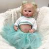 48cm Full Silicone Body Reborn Doll Meadow So Truth Like Newborn Babies Doll Handmade 3D Painted Skin Veins Visible Rebirth Doll Kid's Christmas Gifts