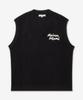 Жилет Maison Kitsune с логотипом-надписью - Черный / Om00810Kt1126P199