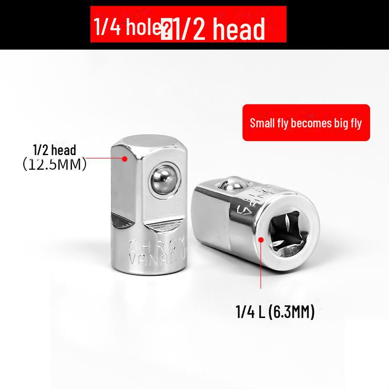 Набор адаптеров для торцевых ключей с храповым механизмом CRV: 1/2", 3/8", 1/4"