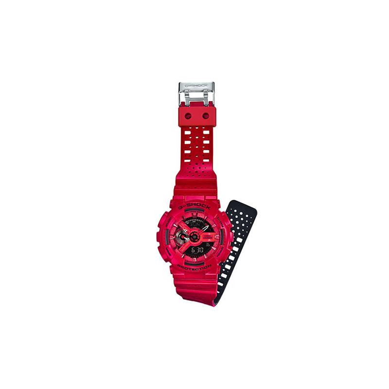 Casio Серия с двойным дисплеем LCD/Стрелочным Серия G-SHOCK Модная Трендовая Уличная Крутая Чувство Продвинутая Классика Стрелочный Двойной Дисплей Диск Спорт GA-110LPA-4A