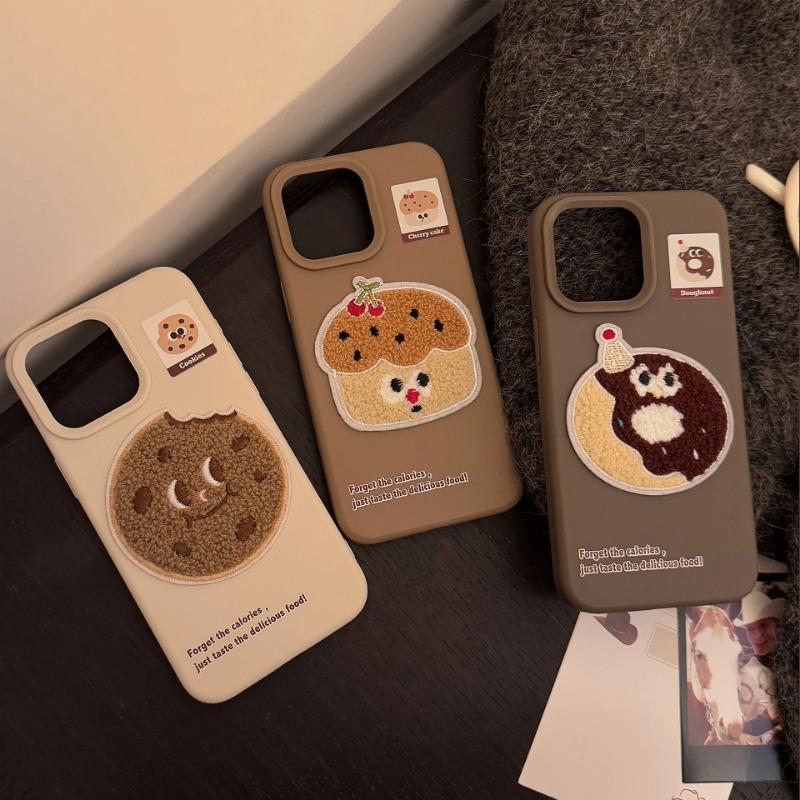 Cute Plush Gourmet French Fries Phone Case for IPhone17 16 15 14 12 13 11 Pro ProMax Plus Shockproof Phone Cover