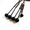 Myorenka International Soka Gakkai Prayer Beads SGI Prayer Beads for Men Wooden Prayer Beads XL Size Shakusan Tiger Peel Sandalwood 8mm Ebony Tailor