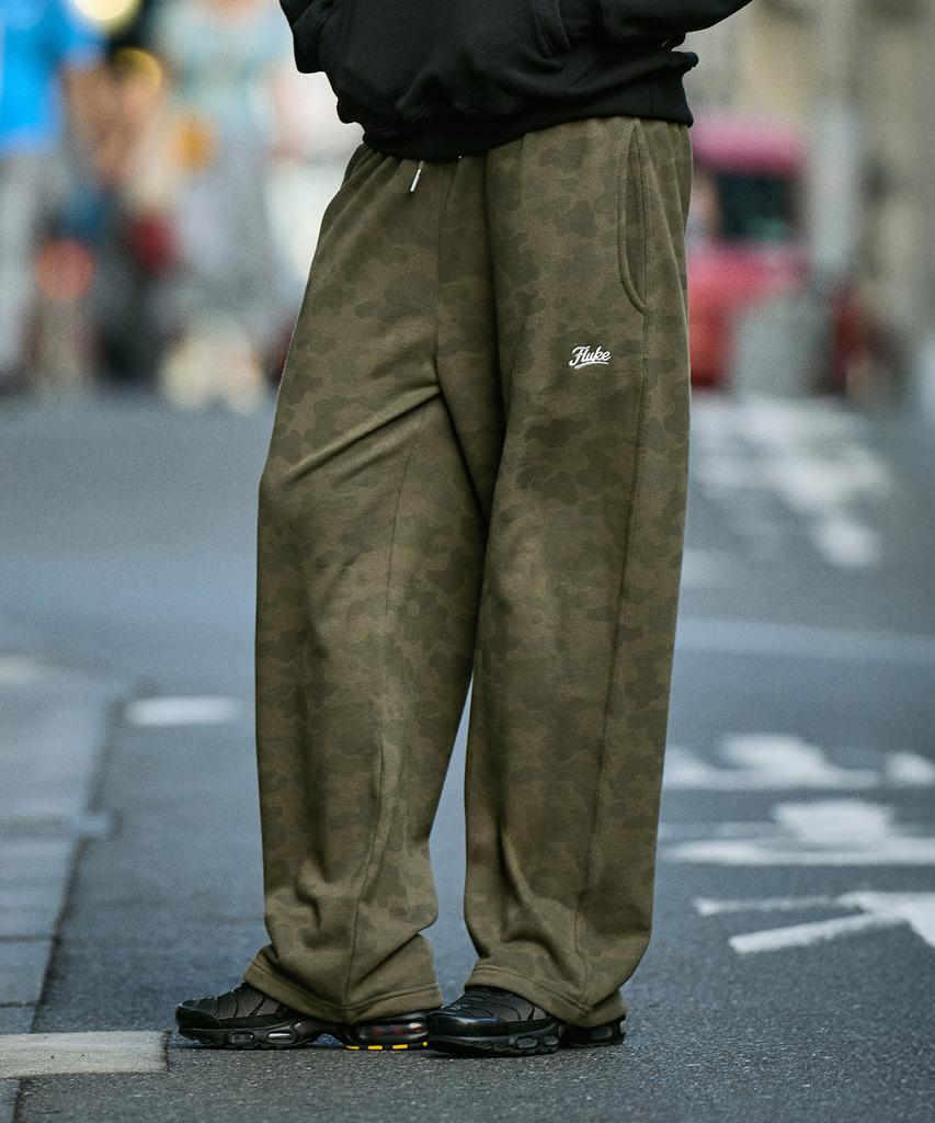 Peullukeu Urban Core Crew Камуфляжные Спортивные штаны с фирменным логотипом Хаки Ftp208-Z