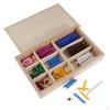 Montessori Beads Box Set, Maths Numbers Counting Learning, Baby Educational Arithmetical Toy