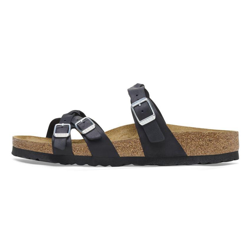 Birkenstock Franca Braided EVA Slip Resistant Slip Resistant Slide Slippers Women's Black Narrow 1026334