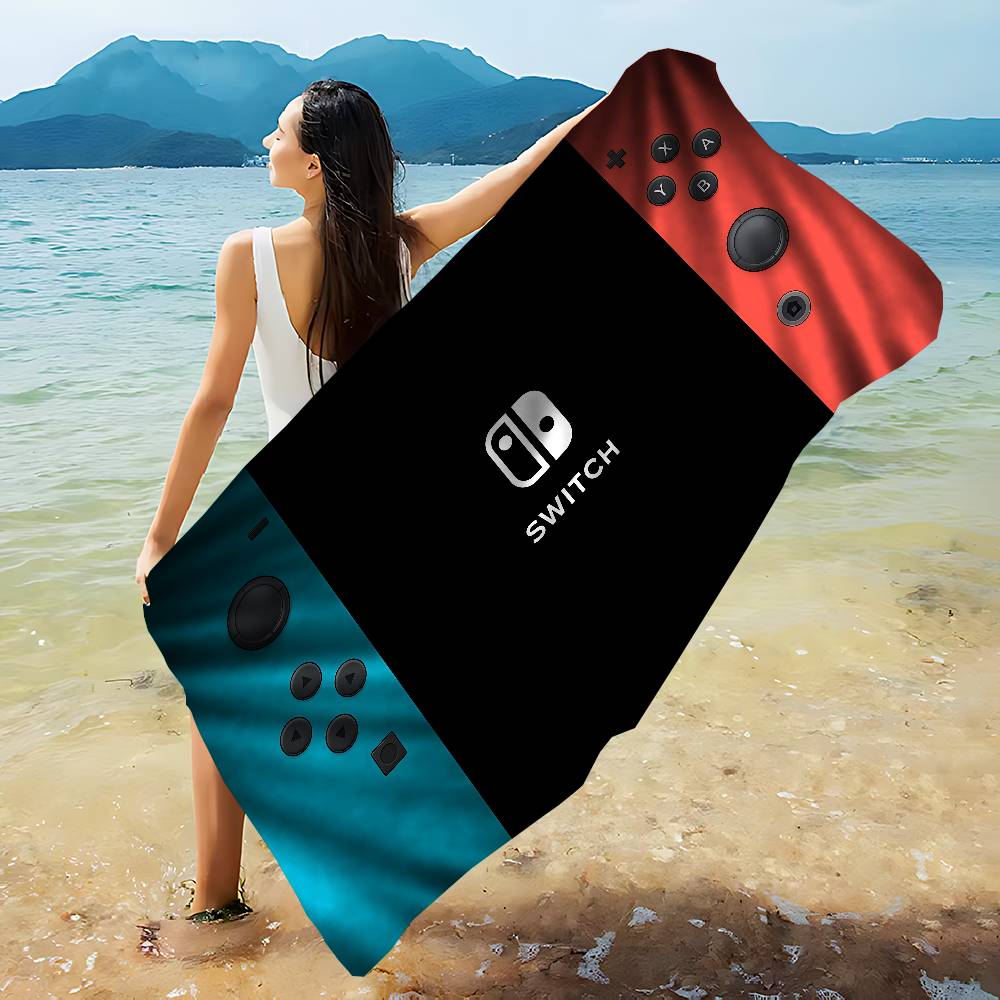 Горячая игра S-SwitchS Полотенце для ванны Микрофибра Мягкое Впитывающее Дышащее Для девочки Дети Декоративное Мультяшное Пляжное полотенце