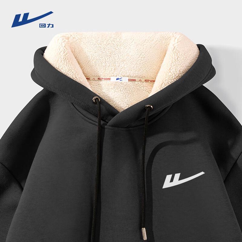 Warrior Мужская зимняя уличная толстовка с капюшоном из натуральной шерсти ягненка с логотипом