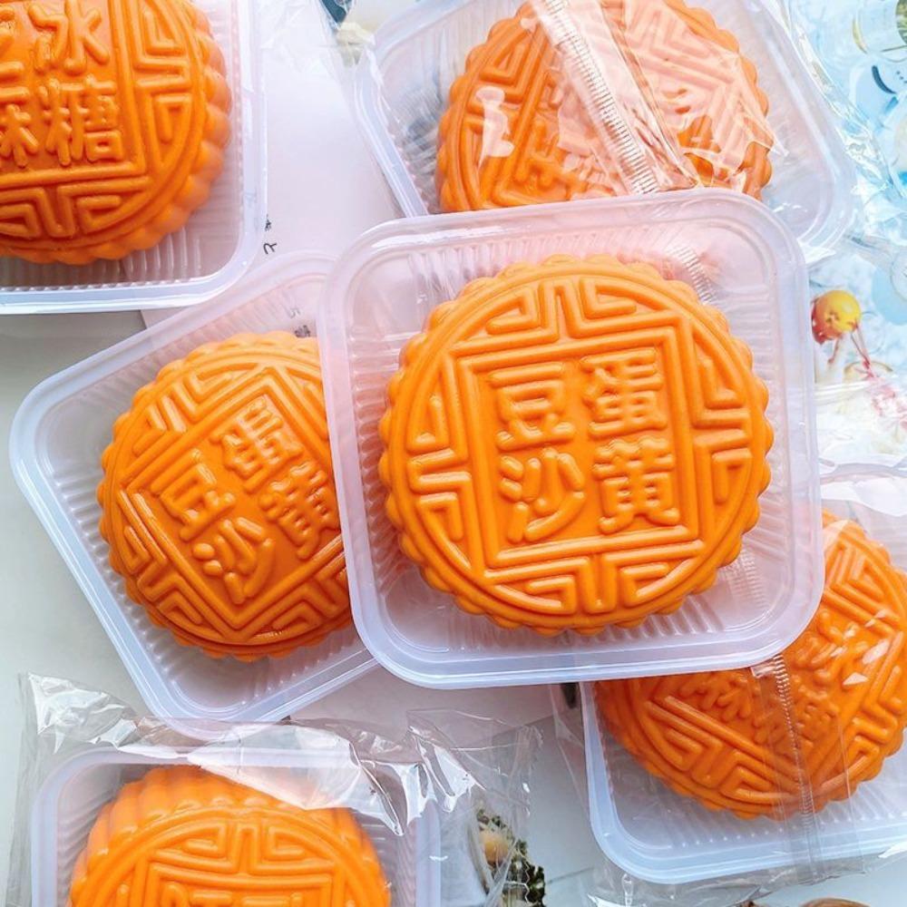 Soft Squishy Simulated Mooncake Kneading Toy EVA Stress Relief Squeeze Ball Mid-Autumn Holiday