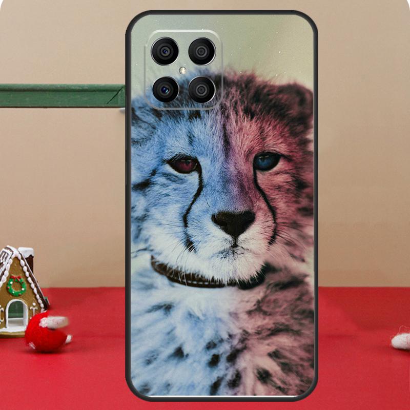 Чехол Гепард Пантера Снежный Гепард для Honor Magic 7 Lite 6 8 Pro Honor 400 200 70 90 X8c X8b X9a X9b X9c X9d Win RT