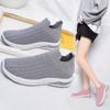 Air Cushion Women Shoes Mesh Autumn Sneakers Woman Vulcanized Shoes Casual Slip On Flat Shoes White Soft Walking Footwear