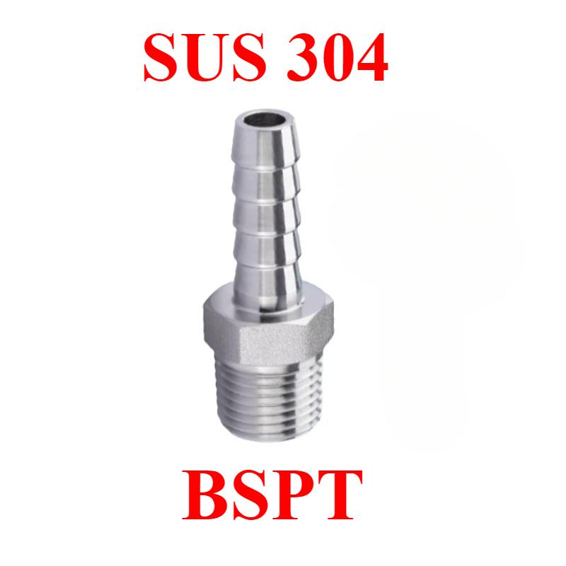 1/8" 1/4" 3/8" 1/2" 3/4" BSP NPT Наружная Внутренняя Резьба к 4 5 6 8 10 12 14 16 19 25 мм Штуцер для Шланга Соединитель из Нержавеющей Стали 304
