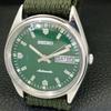 ВИНТАЖНЫЕ МУЖСКИЕ ЧАСЫ SEIKO AUTOMATIC 6309A ЯПОНИЯ С ЦИФЕРБЛАТОМ ЗЕЛЕНОГО ЦВЕТА a701568-5 R206b-a701568