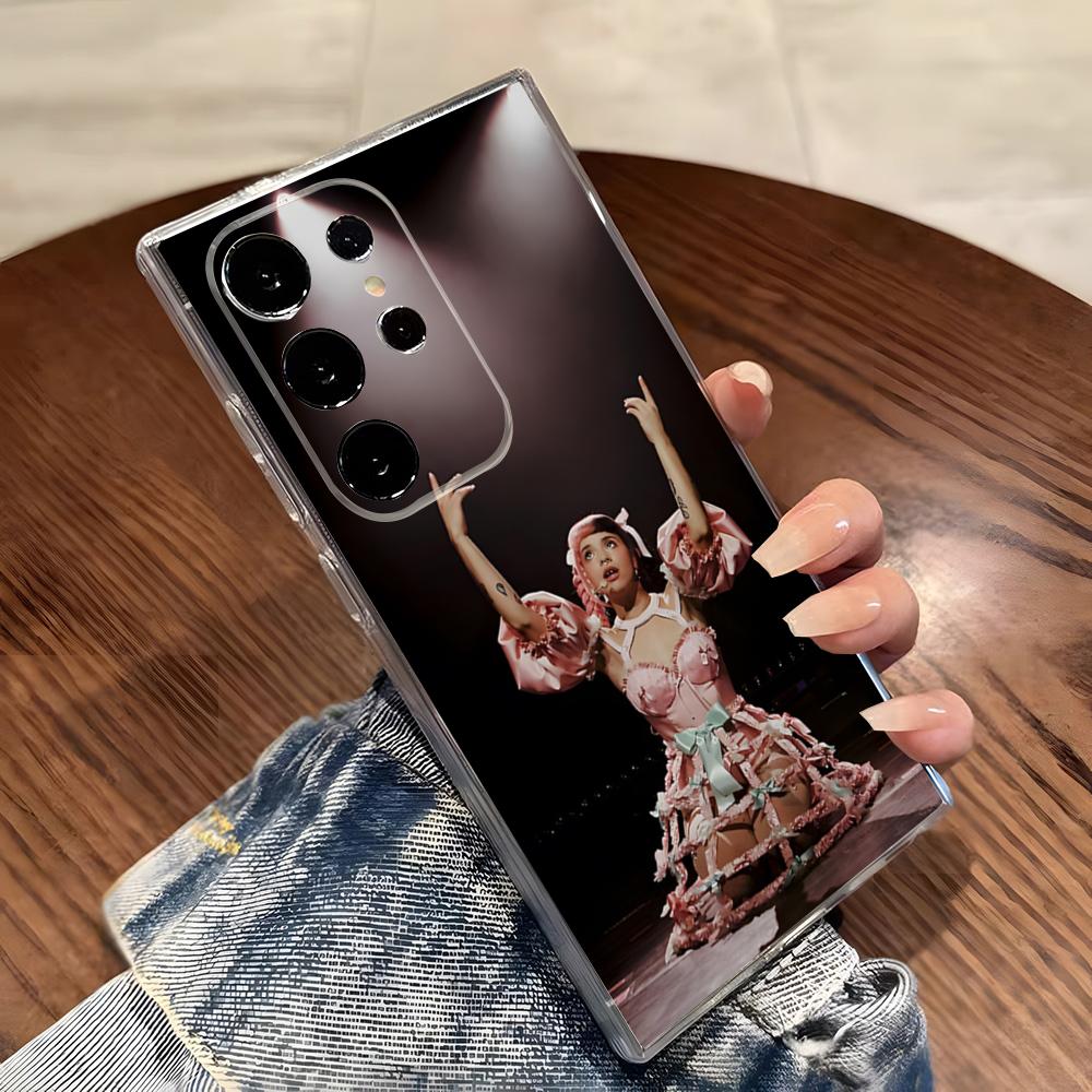 Чехол для телефона Melanie Martinez для Samsung S26 S25 S24 Ultra S23 Fe S22 S20 S21 Plus Plus 5G Fe Прозрачный чехол